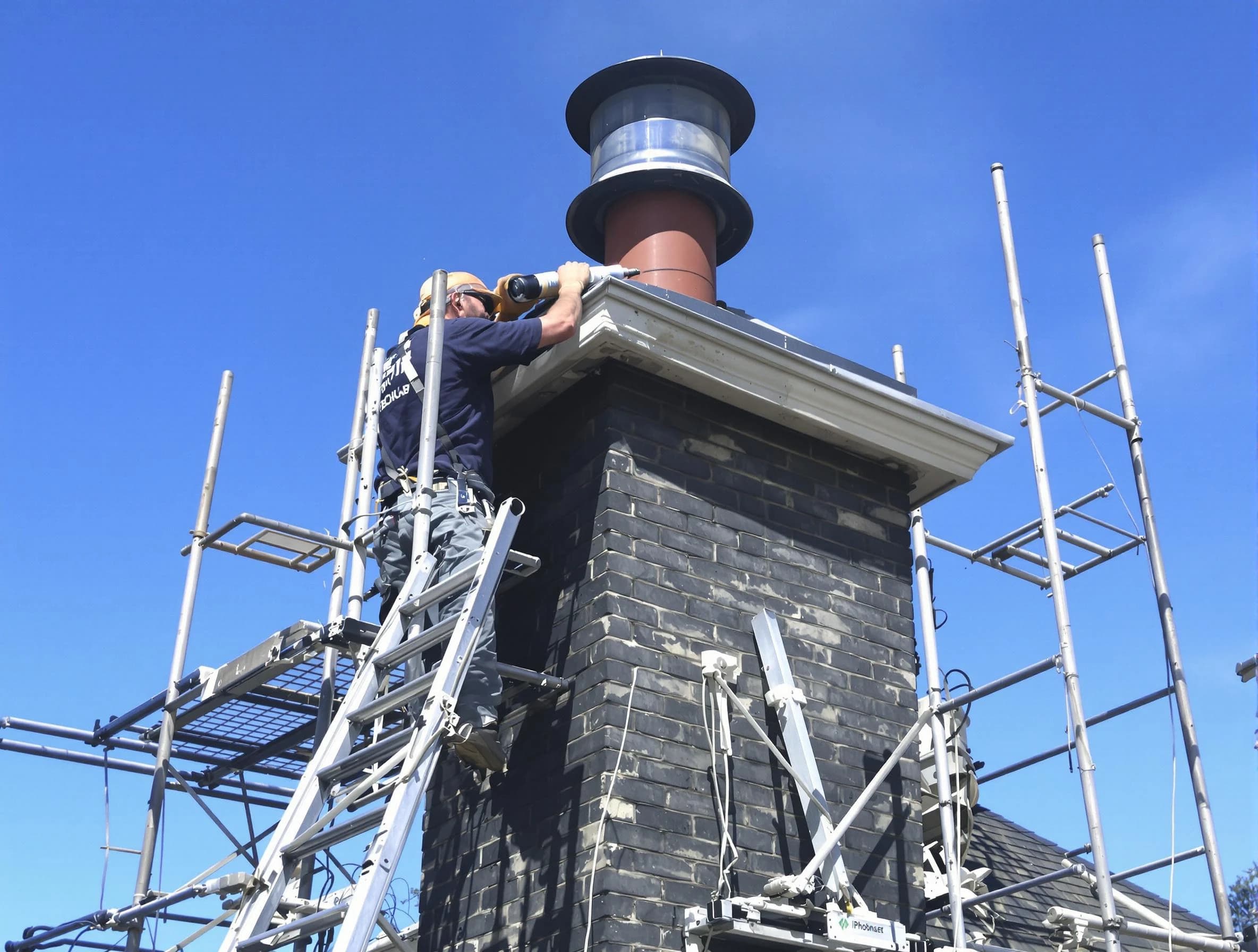 Sturdy chimney crown finished by Nashville Chimney Sweep in Nashville, TN