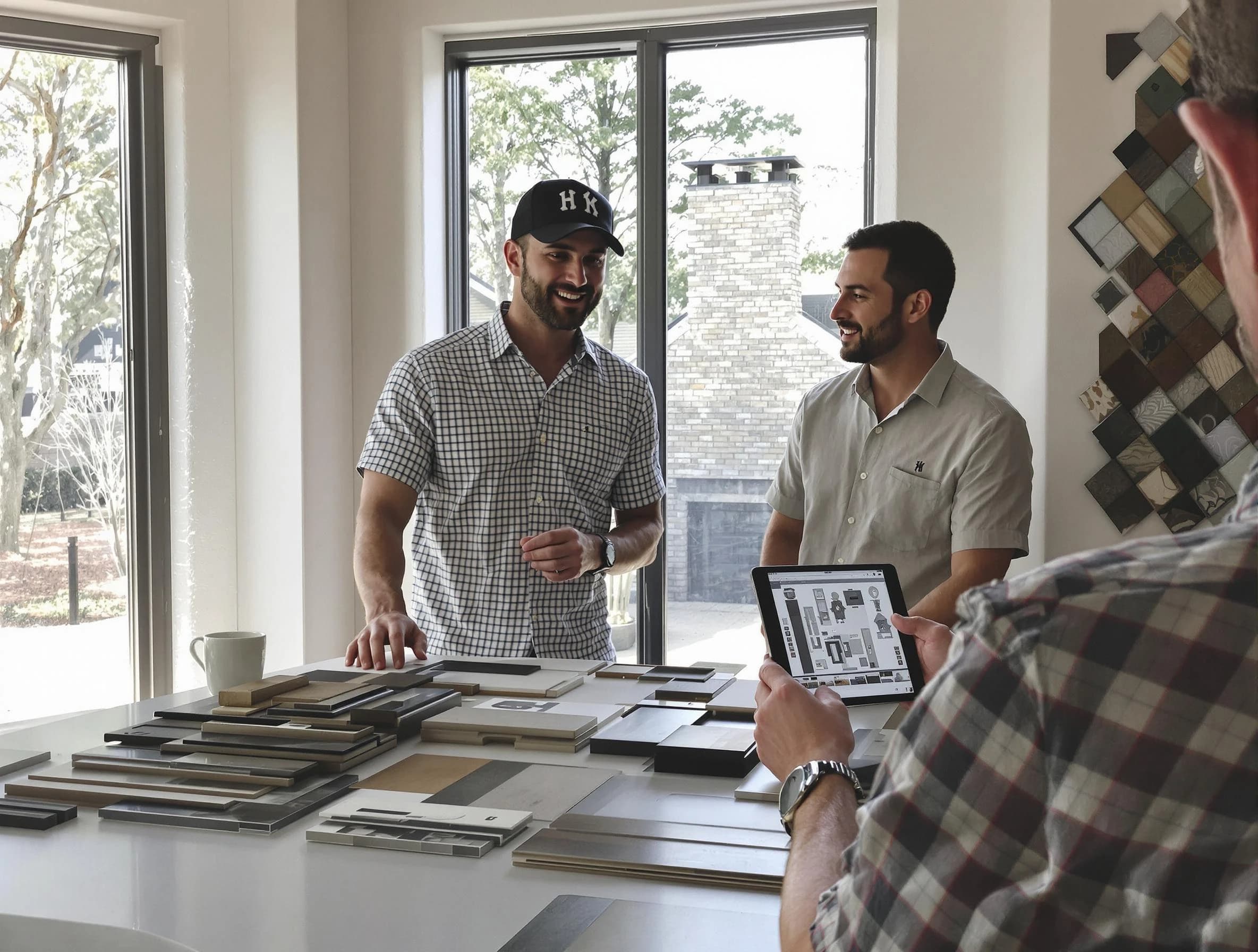 Nashville Chimney Sweep remodeling a chimney and fireplace in Nashville, TN
