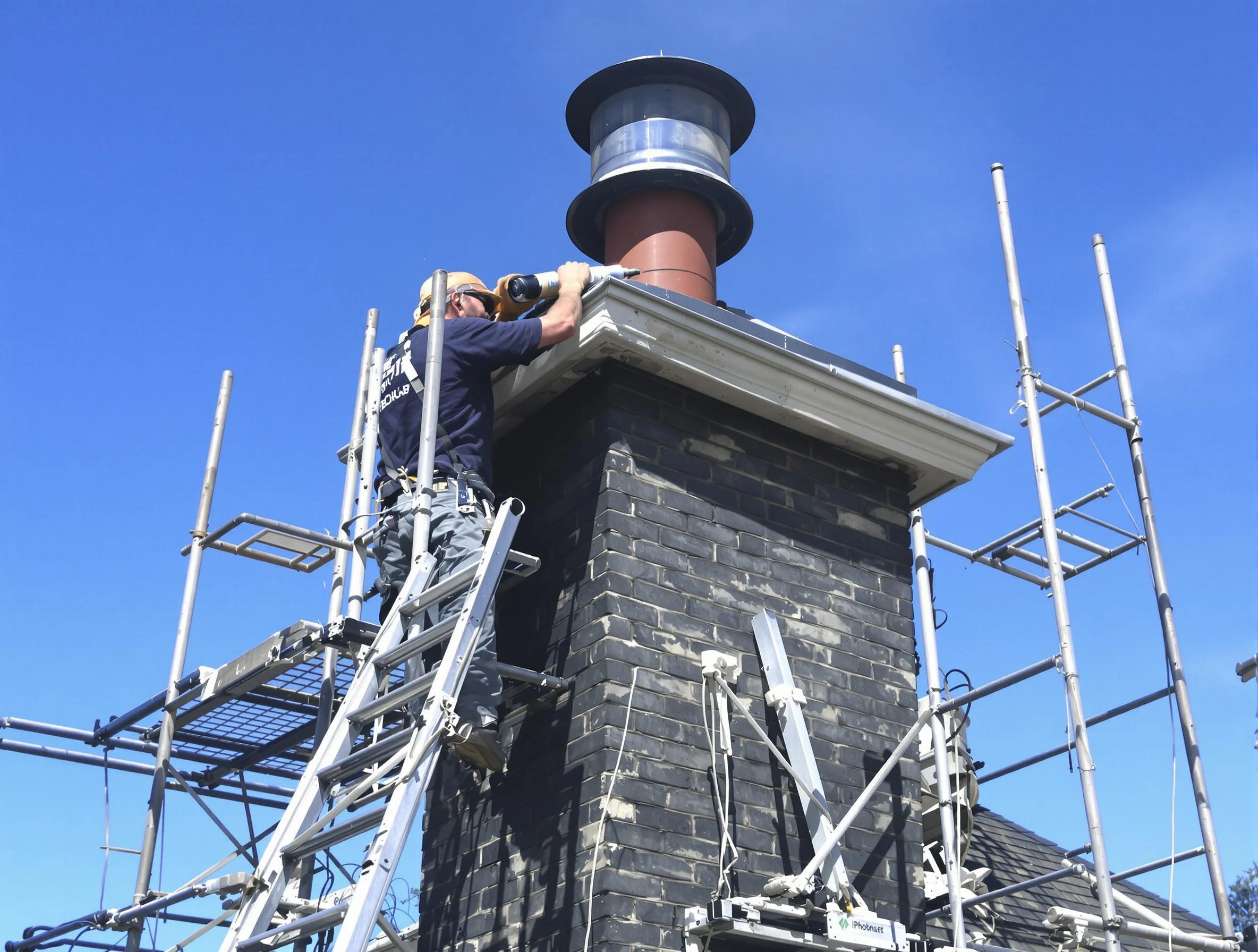 Sturdy chimney crown finished by Nashville Chimney Sweep in Nashville, TN