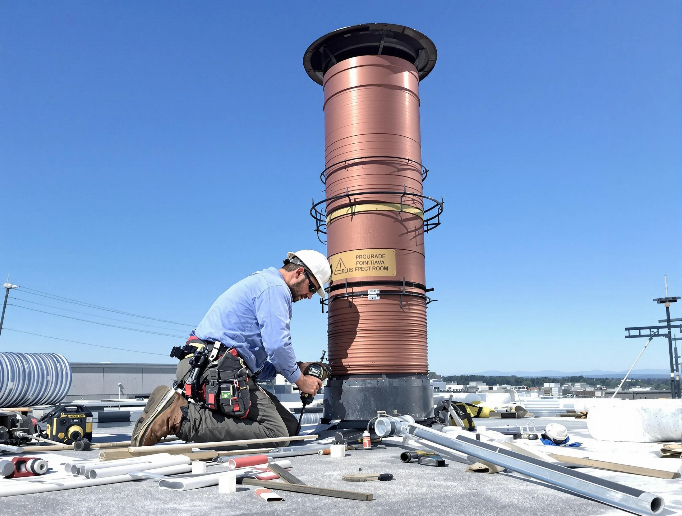 Installed chimney liner by Nashville Chimney Sweep in Nashville, TN