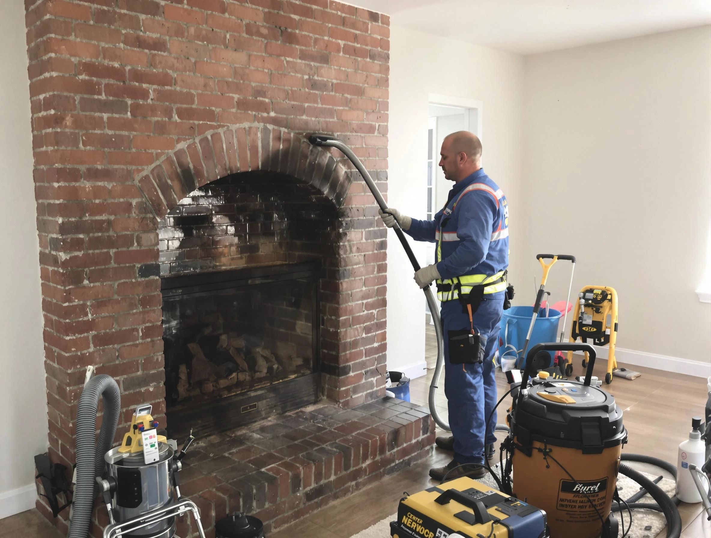 Nashville Chimney Sweep expert performing detailed chimney sweep in Nashville, TN