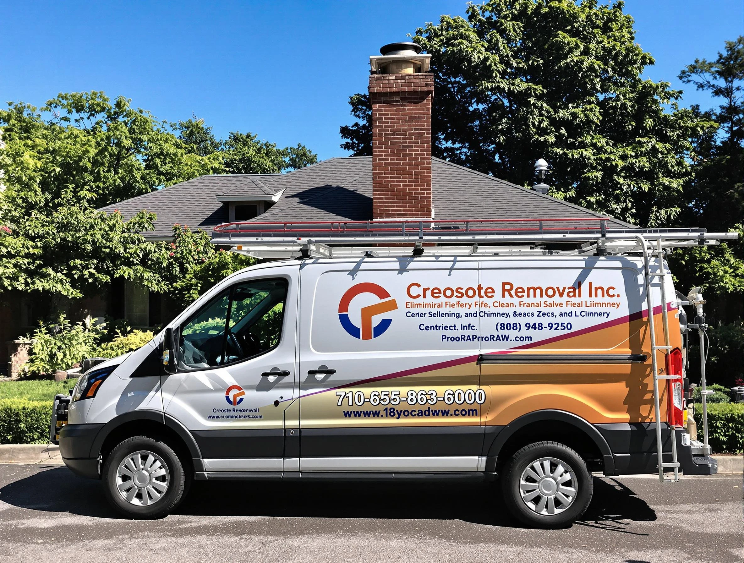 Nashville Chimney Sweep technician removing creosote safely in Nashville, TN